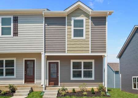 The beautiful Birch plan is a townhome with siding in La Vergne, Tennessee.