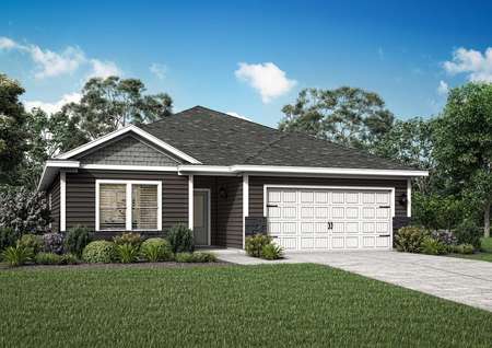The Goodhue by LGI Homes is a beautiful three bedroom home with a two car garage