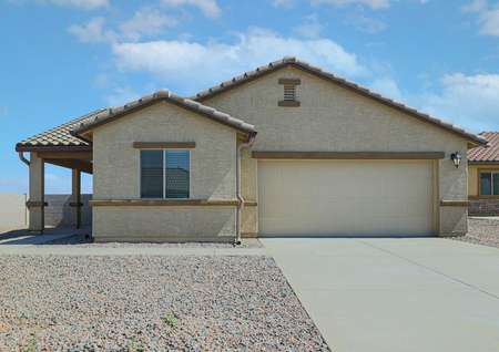 The beautiful Cottonwood with brilliant exteriors and a 2-car garage.