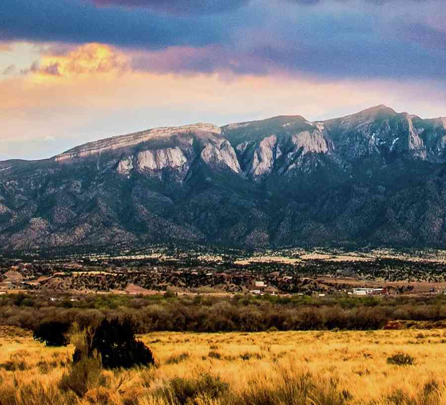 Sandia Mountains in Albuquerque New Mexico
