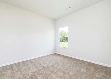 The spare bedrooms are spacious with plenty of natural light