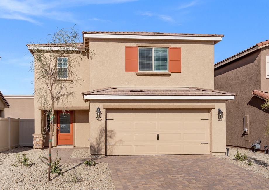 The Echo C is a beautiful two story home with stucco.