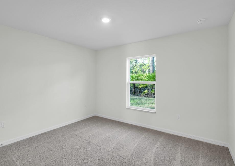 The spare bedrooms are also spacious and have natural lighting