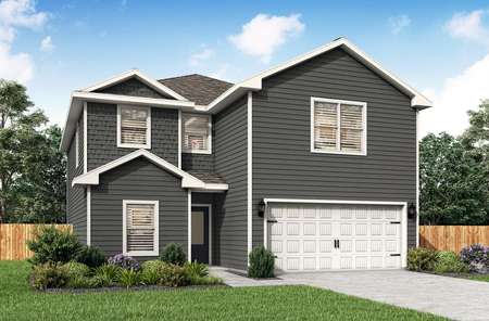 Upgraded new home with five bedrooms and stunning curb appeal.