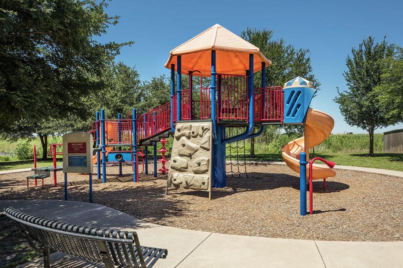 Playground at ShadowGlen in Manor, Texas.