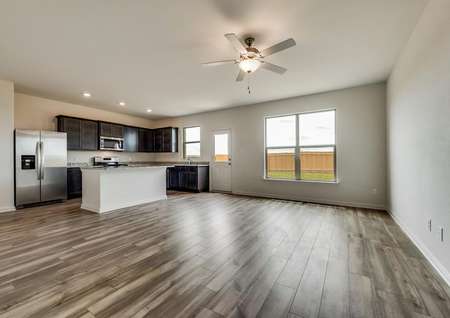 This home has an incredible open layout with luxury vinyl plank flooring throughout the first floor.