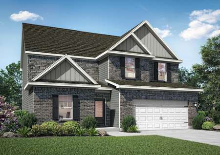 Rendering of the Hartwell at Stone Crest Estate.