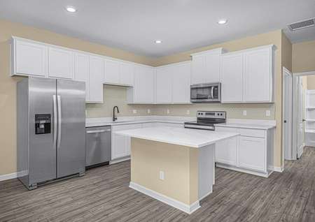 The Carlo has a chef-ready kitchen with stainless steel appliances