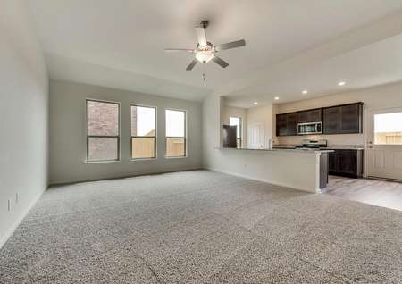 This home has a stunning open layout and great natural light in the family room.