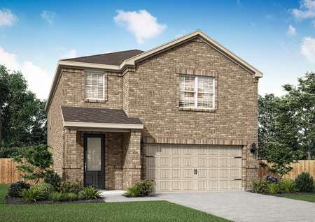 All brick exterior and three spacious bedrooms make up the Rayburn home.