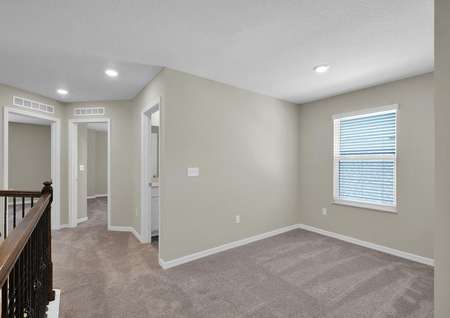 The upstairs game room can be transformed into a home office or anything you wish!